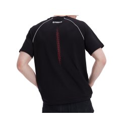 REVS Herren-T-Shirt M black/red