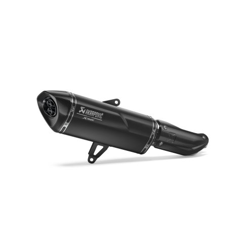 Schwarzer Akrapovič Slip-on-Schalldämpfer für den XMAX 300