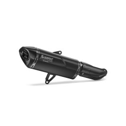 Schwarzer Akrapovič Slip-on-Schalldämpfer für...