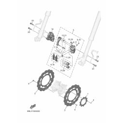 BREMSSATTEL KOMPL.(L)