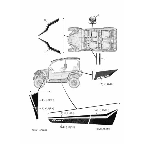 AUFKLEBERSATZ 2 (RH)