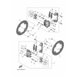 BREMSSATTEL KOMPL.(L)
