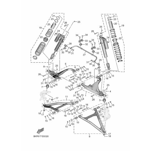 FR. SHOCK ABSORBER ASSY. ,2