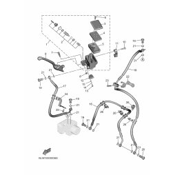 HALTER, BREMSSCHLAUCH 2