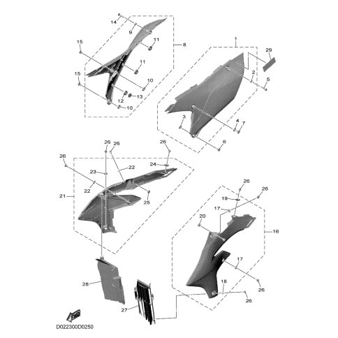 SIDE COVER INSERT ASSY 2