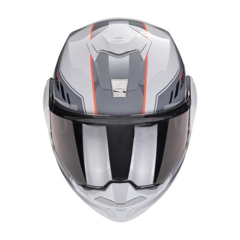 Scorpion EXO-TECH EVO "SOCIUS" Grau-Rot