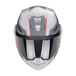 Scorpion EXO-TECH EVO "SOCIUS" Grau-Rot