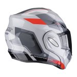 Scorpion EXO-TECH EVO "SOCIUS" Grau-Rot