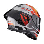 Scorpion EXO-R1 EVO II AIR "ADRENALINE" Grau-Rot-Orange