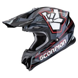 Scorpion VX-16 EVO AIR "ROK" Schwarz-Grau-Rot