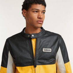 Sport Heritage Fahrerjacke aus Leder für Herren