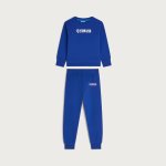 Paddock Blue Kinder Pullover & Jogginghosen-Set