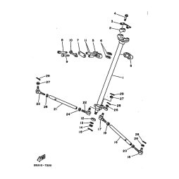 BRACKET, STEERING LOWER