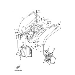 REAR FENDER ASSY 2