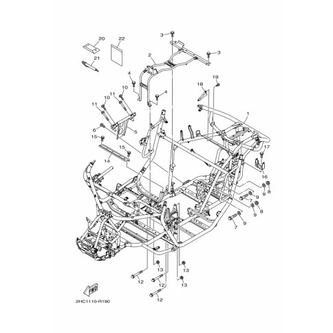 KONSOLE, TANKBEFESTIGUNG
