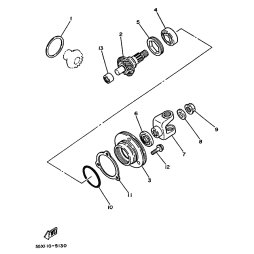 MIDDLE DRIVEN GEAR COMP.