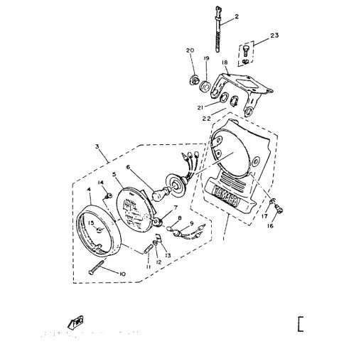 STUTZE, SCHEINWERFER 1