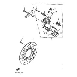 BREMSSATTEL KOMPL., HINTEN