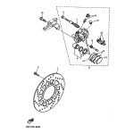 BREMSSATTEL KOMPL., HINTEN