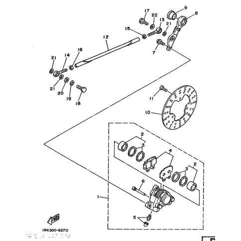 KONSOLE, BREMSSATTEL