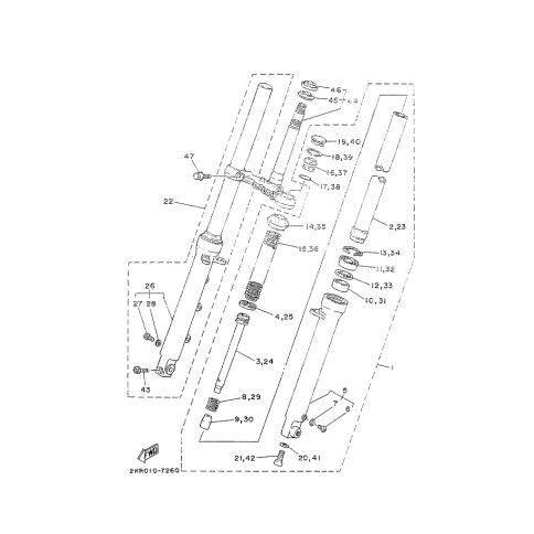 AUSSERES GABELBEINROHR (R)