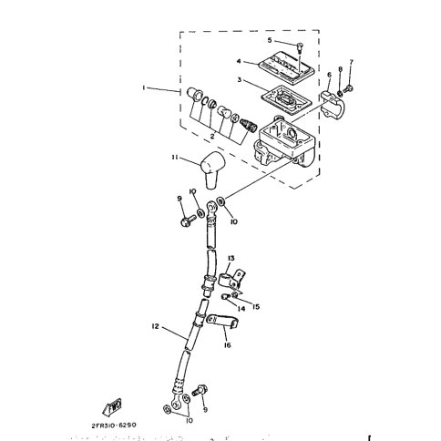 HALTER, BREMSSCHLAUCH 2