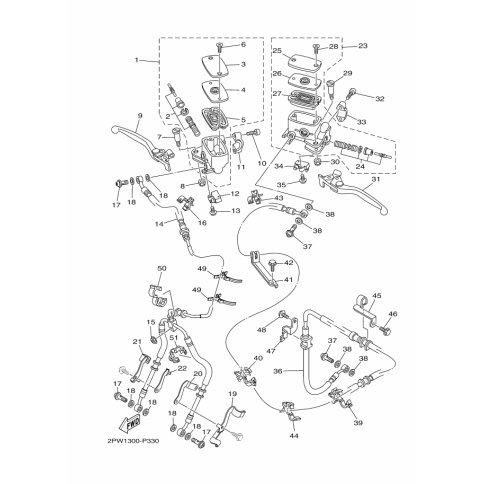 HALTER, BREMSSCHLAUCH 1