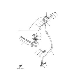 HALTER, BREMSSCHLAUCH 2