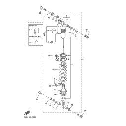 SHOCK ABSORBER ASSY, REAR