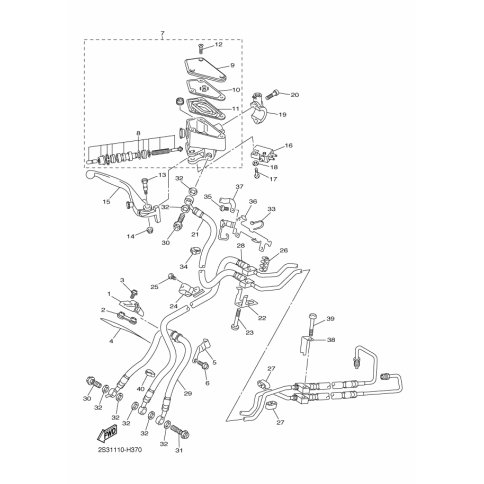 HOLDER, BRAKE HOSE 5