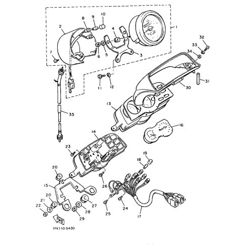 ABDECKUNG, INSTRUMENT