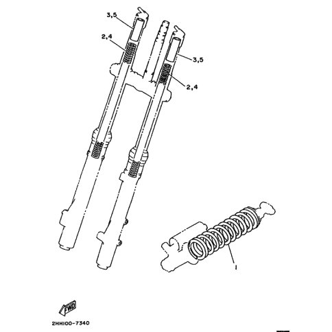 FEDER,VORDERRADGABEL