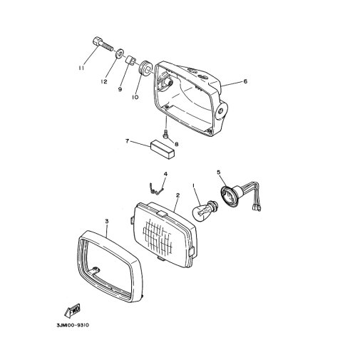 DAMPFER, SCHEINWERFER