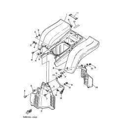 REAR FENDER ASSY 2
