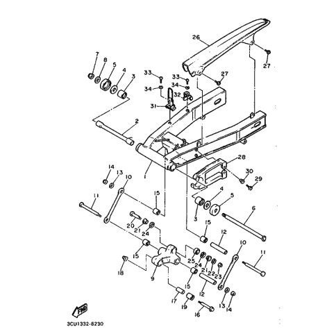 HALTER, BREMSSCHLAUCH 1