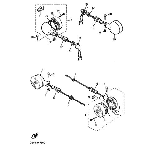 VORDERER BLINKER KOMPL. 1