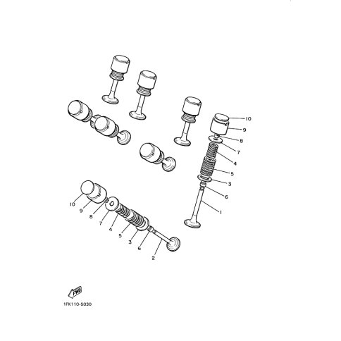 HALTER, VENTILFEDER