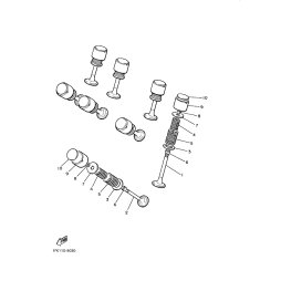 HALTER, VENTILFEDER