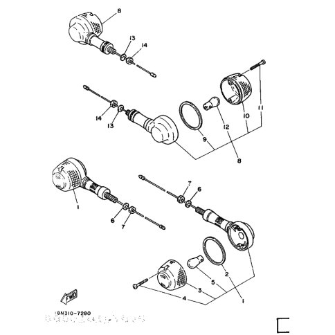 VORDERER BLINKER KOMPL. 1