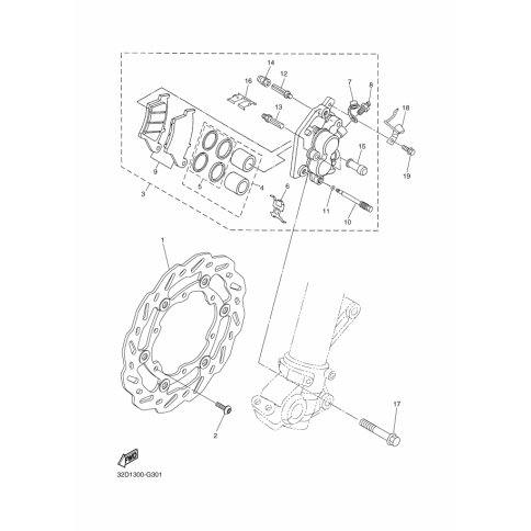 BREMSSATTEL KOMPL.(L)