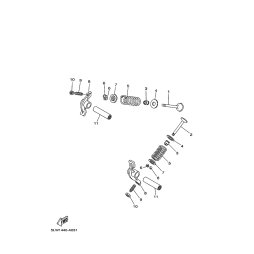 HALTER, VENTILFEDER
