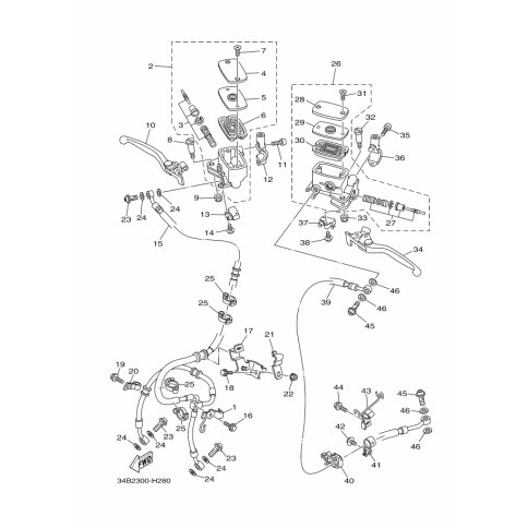 HALTER, BREMSSCHLAUCH