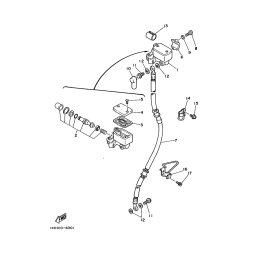 HALTER, BREMSSCHLAUCH 1
