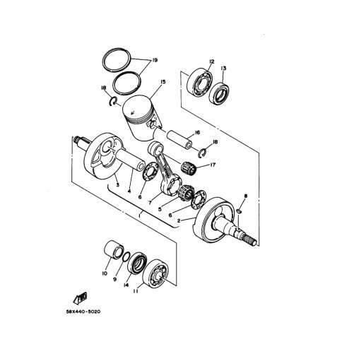 KOLBENRINGSATZ (0.25MM UG)