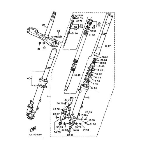 FEDER,VORDERRADGABEL