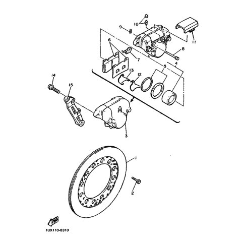KONSOLE, BREMSSATTEL