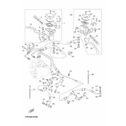 HALTER, BREMSSCHLAUCH