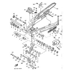 HINTERRADSCHWINGE KOMPL.