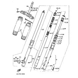 KOLBEN, VORDERRADGABEL