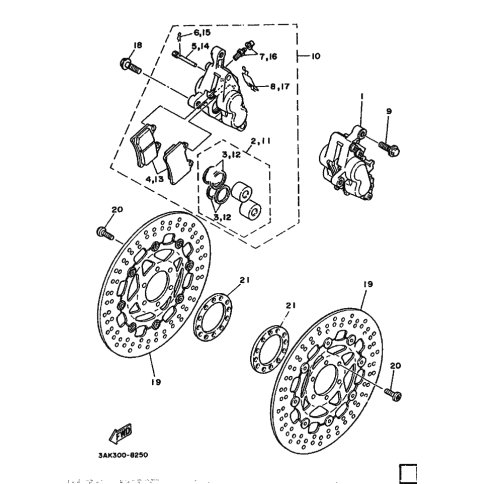 BREMSSATTEL KOMPL.(L)